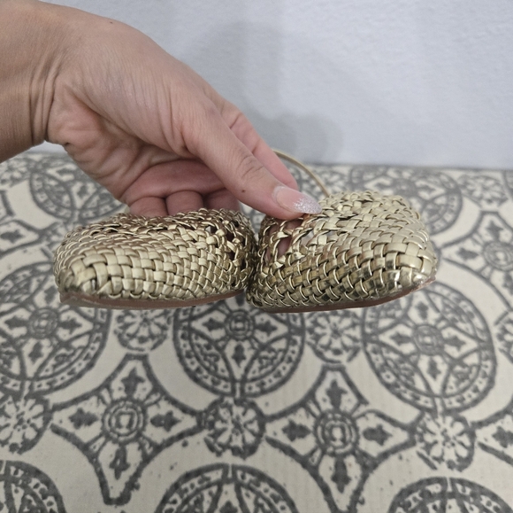 JF Solanna Gold Woven Mules - Picture 7 of 11